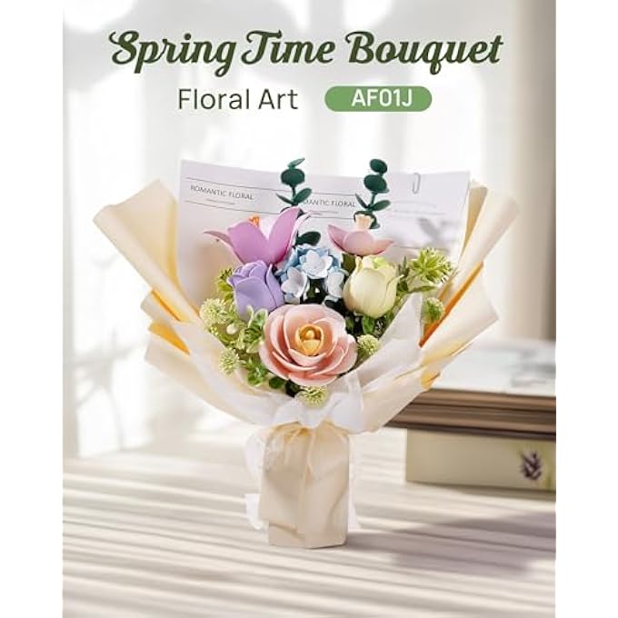 3D ASSEMBLY PUZZLE, FLORAL THEME, 9X12 INCHES, 1 PIECE, ABS MATERIAL, AGES 14+ - Image 2